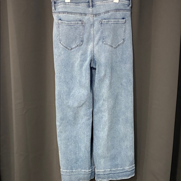 Kensie Denim Blue Flare Jeans - Picture 7 of 13